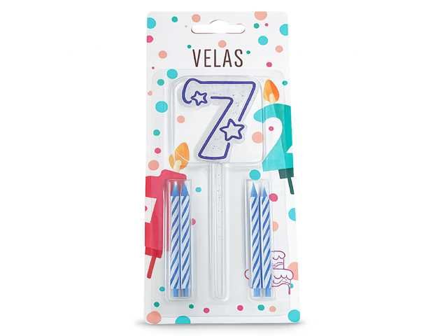 VELA DE CUMPLEANOS N7