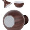 HUMIDIFICADOR REDONDO MADERA TIPO FLORERO