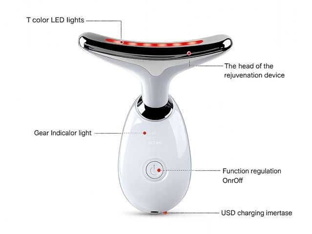 MASAJEADOR FACIAL NECK BEAUTY DEVICE
