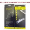 HUB TIPO C A HDMI - 8 EN 1