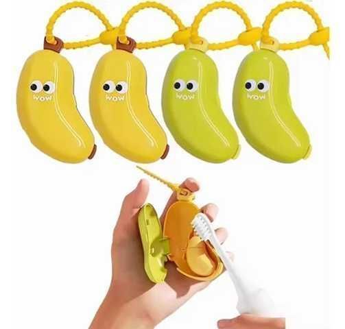 ORGANIZADOR PORTATIL DE CEPILLO Y PASTA BANANA