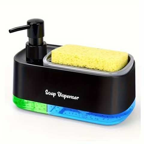 DISPENSADOR DE JABON PARA LAVABO DUAL 