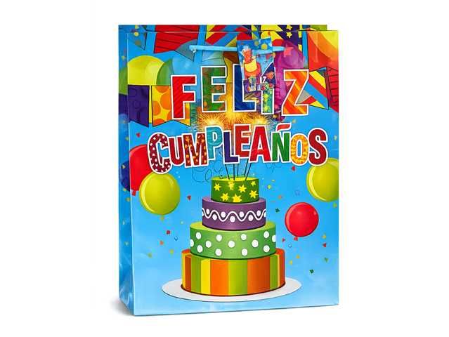 FUNDA DE REGALO FELIZ CUMPLEAÑOS