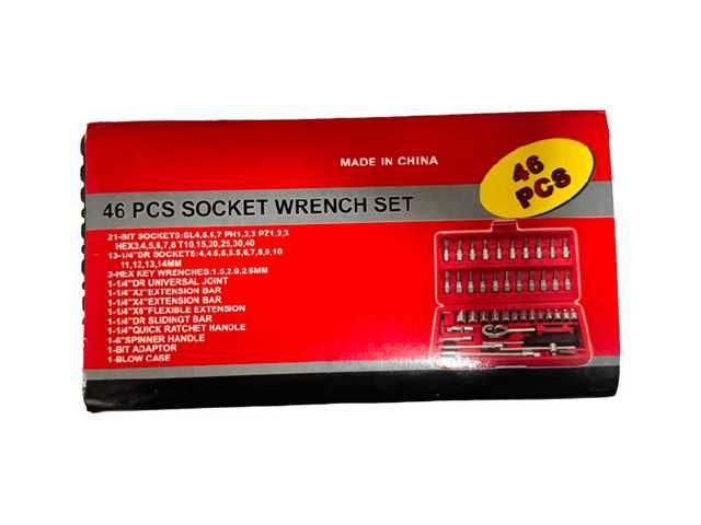 JGO DE LLAVES MULTIUSO 46 PCS HF01